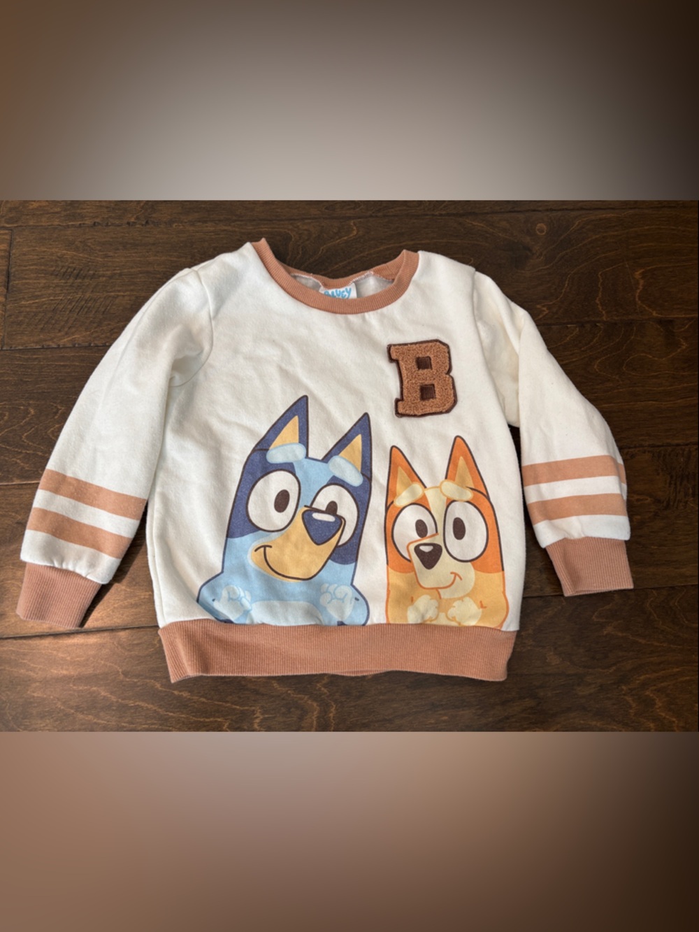Kids Cream Bluey Sweatshirt